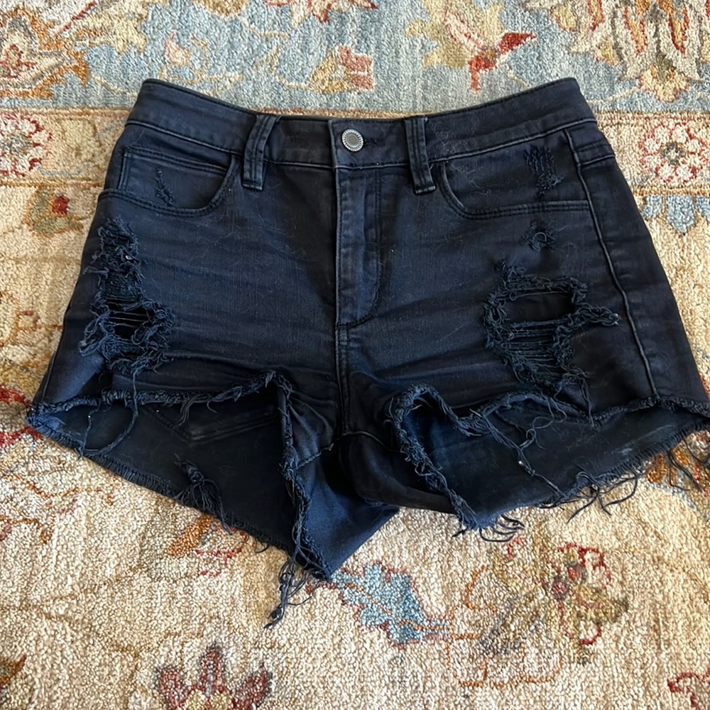 Guess denim black shorts
